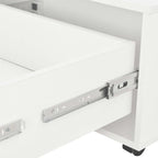 vidaXL Couchtisch Hochglanz-Weiß 60x60x35 cm Spanplatte