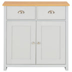 vidaXL Sideboard Grau vidaXL Sideboard Grau 79 x 35 x 81 cm