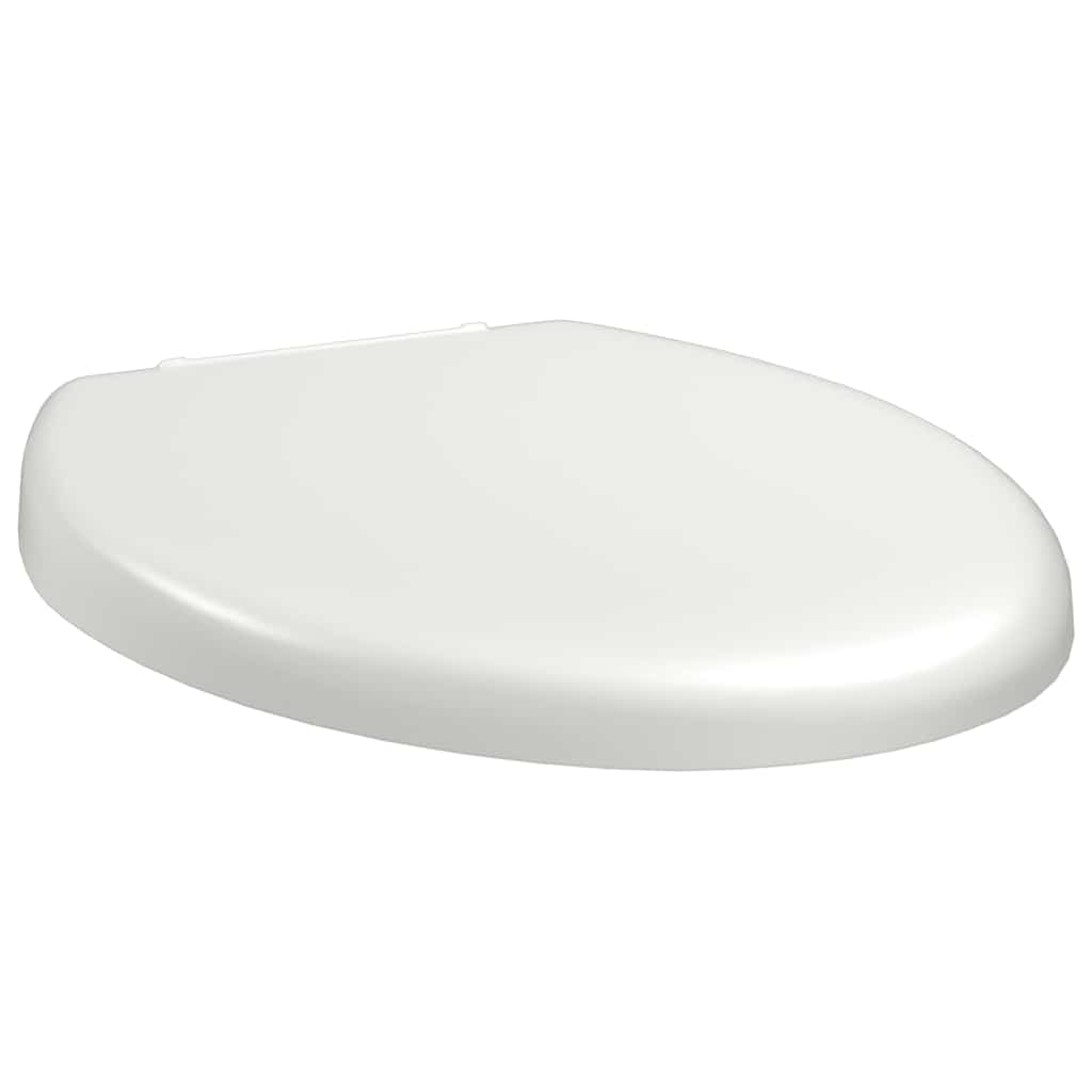 vidaXL Toilettensitz mit Absenkautomatik und Quick-Release-Design Weiß