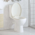 vidaXL Toilettensitz mit Absenkautomatik und Quick-Release-Design Weiß
