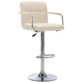 vidaXL Barhocker Hellgrau Stoff