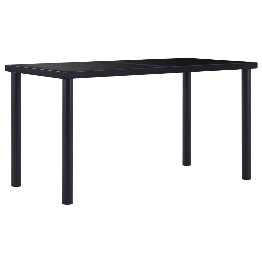 vidaXL Esstisch Transparent 120 x 60 x 75 cm Hartglas
