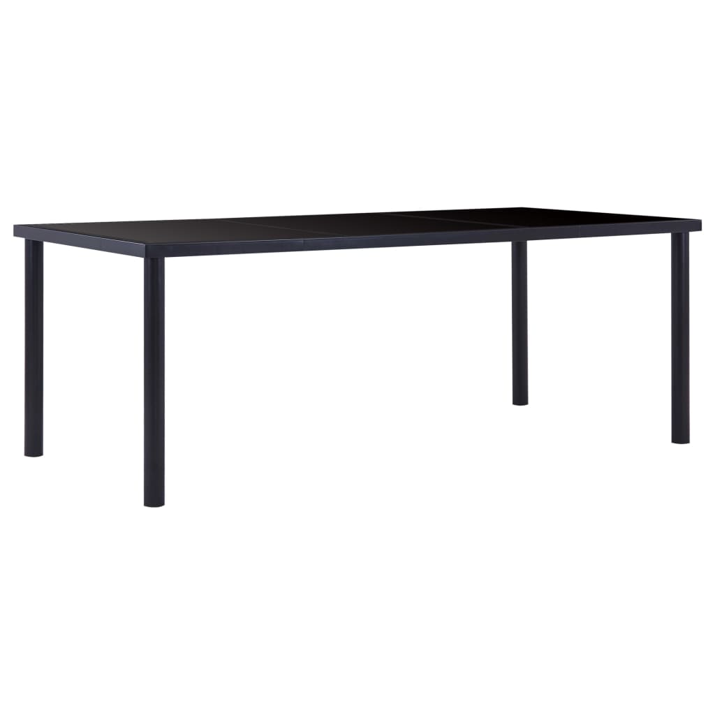vidaXL Esstisch Transparent 120 x 60 x 75 cm Hartglas
