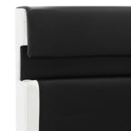 vidaXL Bett mit LED-Beleuchtung ohne Matratze Schwarz 120x200 cm
