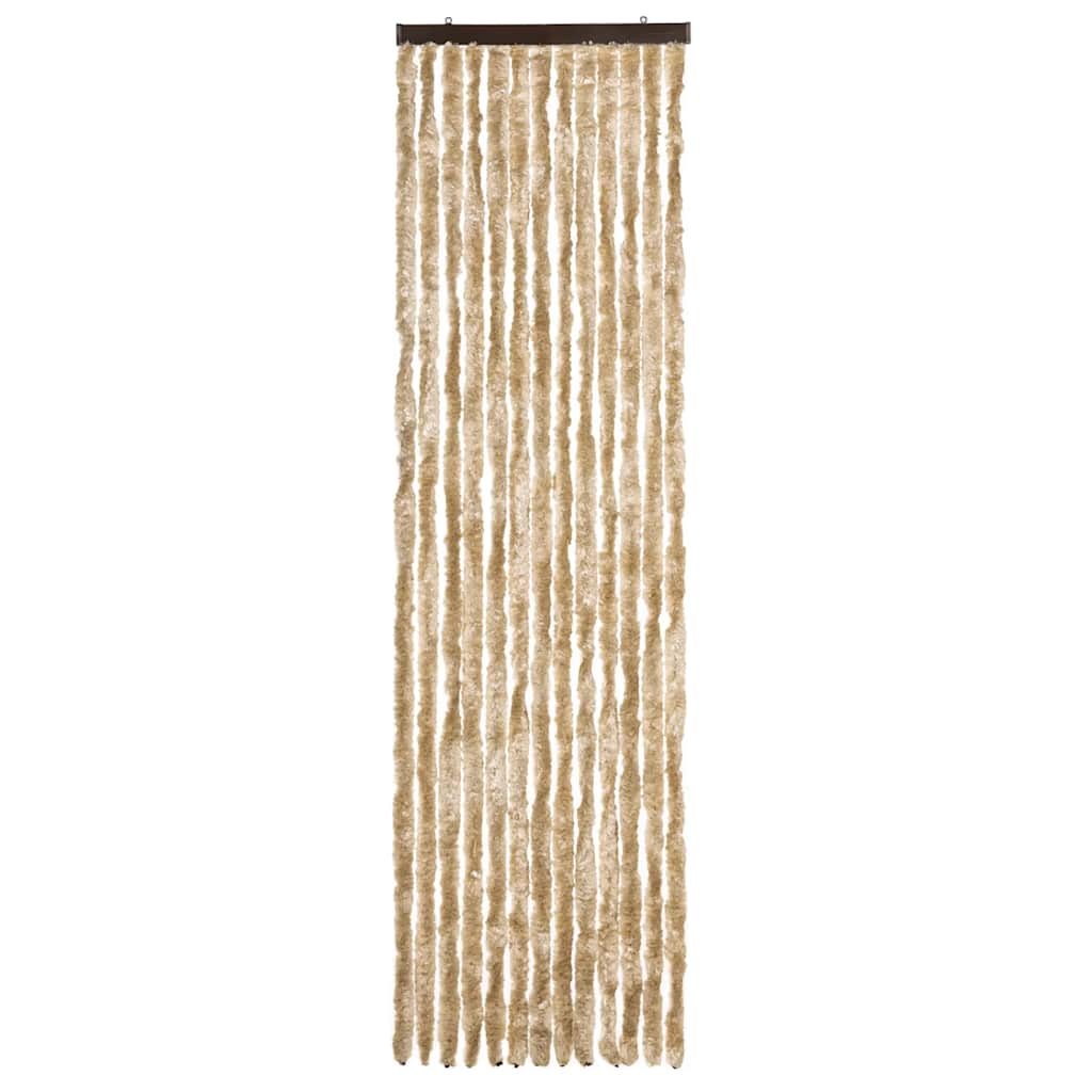 vidaXL Insektenschutz-Vorhang Beige 56x185 cm Chenille