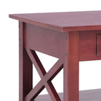vidaXL Couchtisch Braun 100×55×46 cm Massivholz Mahagoni