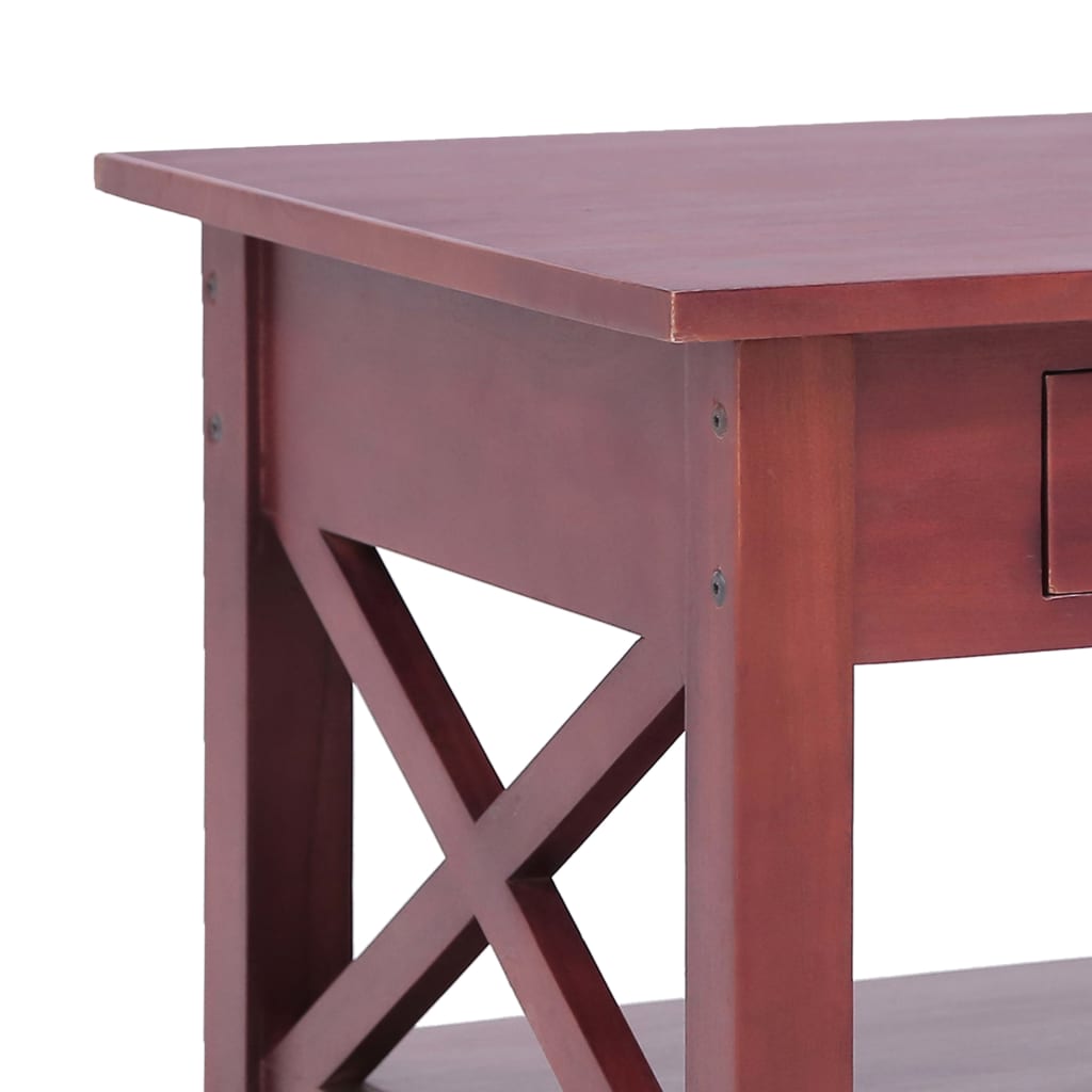 vidaXL Couchtisch Braun 100×55×46 cm Massivholz Mahagoni