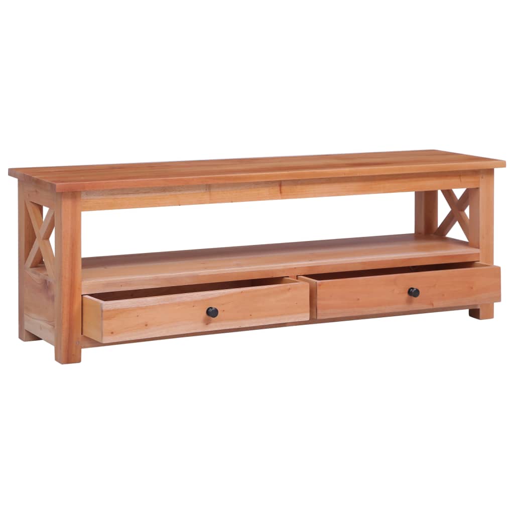 vidaXL TV-Schrank 120 x 30 x 40 cm Massivholz Mahagoni
