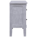 vidaXL Sideboard mit 2 Schubladen 90 x 30 x 60 cm Massivholz Mahagoni