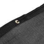 vidaXL Anhängernetz HDPE 1,5x2,2 m Schwarz
