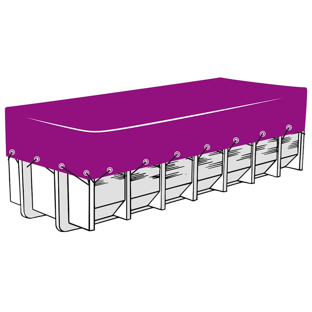 vidaXL Containernetz HDPE 3 x 5 m Schwarz