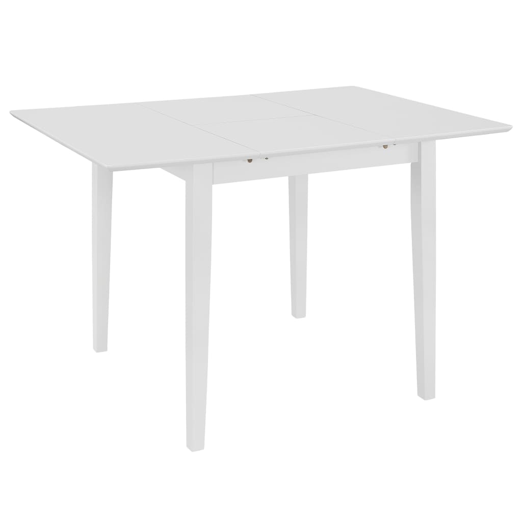 vidaXL 3-tlg. Essgruppe MDF Weiß