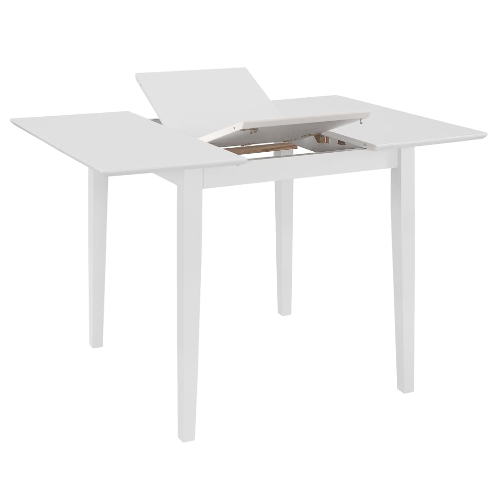 vidaXL 3-tlg. Essgruppe MDF Weiß