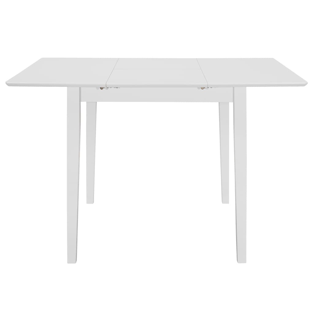 vidaXL 5-tlg. Essgruppe MDF Weiß