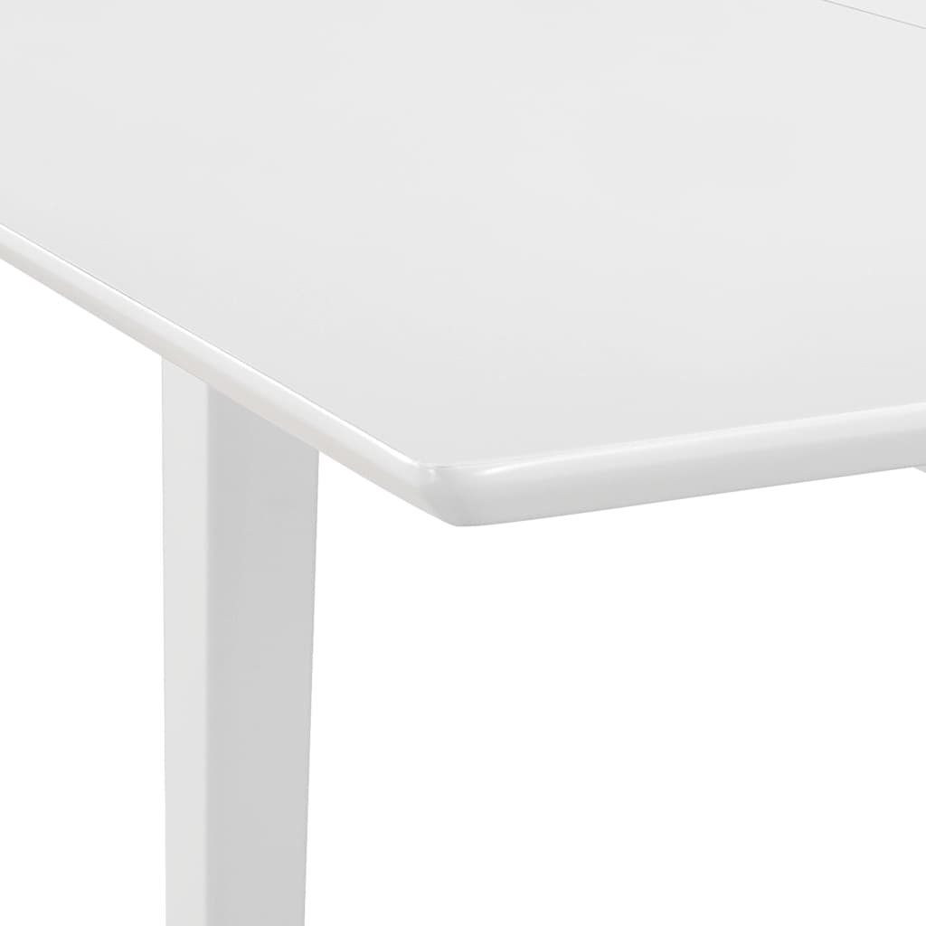 vidaXL 5-tlg. Essgruppe MDF Weiß