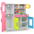 vidaXL Kinderspielküche MDF 80 x 30 x 85 cm Mehrfarbig
