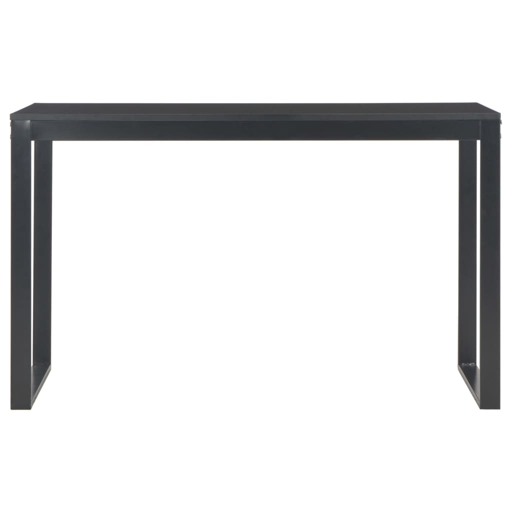 vidaXL Computertisch Schwarz 120x60x70 cm