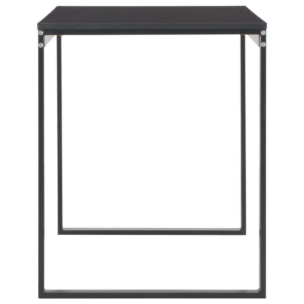 vidaXL Computertisch Schwarz 120x60x70 cm