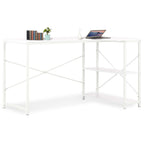 vidaXL Computertisch Schwarz 120x60x70 cm