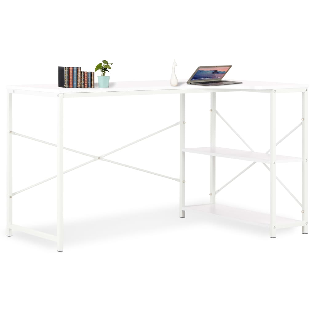 vidaXL Computertisch Schwarz 120x60x70 cm