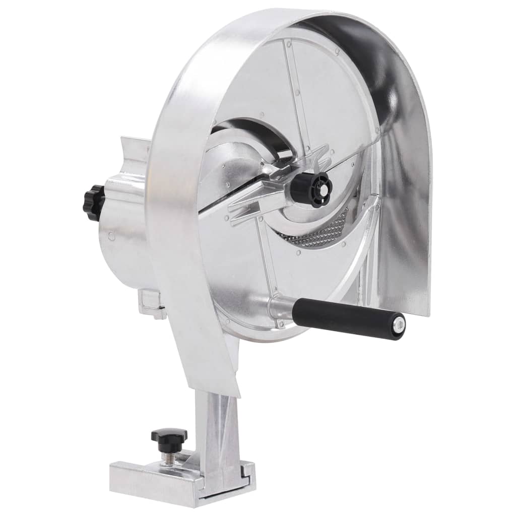 vidaXL Manueller Gemüseschneider Silbern 22 x 44,5 cm Aluminium
