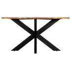 vidaXL Esstisch Rund 150×76 cm Mango Massivholz
