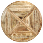 vidaXL Esstisch Rund 150×76 cm Mango Massivholz