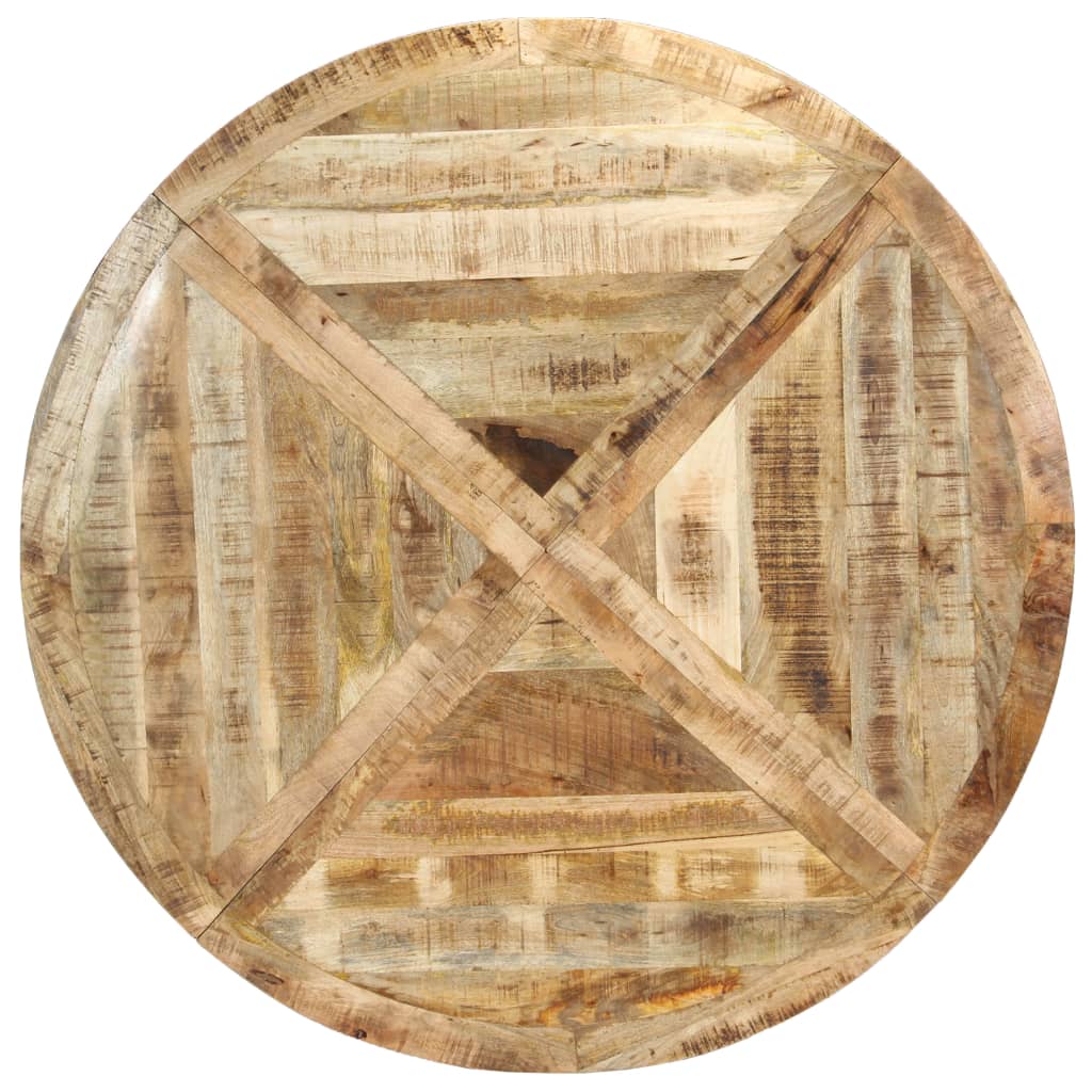 vidaXL Esstisch Rund 150×76 cm Mango Massivholz