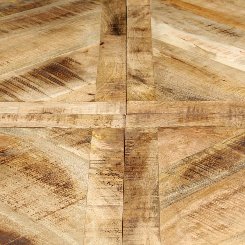 vidaXL Esstisch Rund 150×76 cm Mango Massivholz
