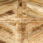 vidaXL Esstisch Rund 150×76 cm Mango Massivholz
