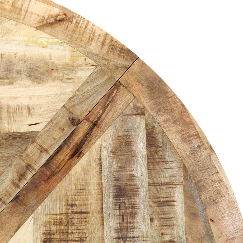 vidaXL Esstisch Rund 150×76 cm Mango Massivholz