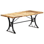 vidaXL Esstisch 180×90×76 cm Mango Massivholz