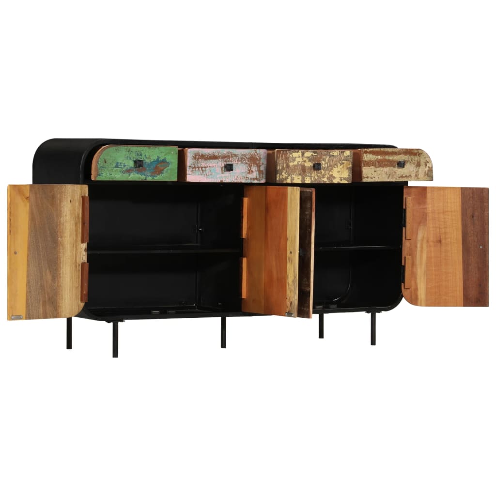 vidaXL Sideboard Massives Altholz 140×35×76 cm