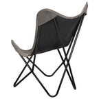 vidaXL Butterfly-Sessel Anthrazit Canvas