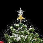 vidaXL Schneiender Weihnachtsbaum mit Schirmfuß Grün 75 cm
