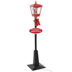 vidaXL Weihnachts-Straßenlampe mit Weihnachtsmann 180 cm LED