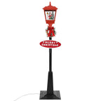 vidaXL Weihnachts-Straßenlampe mit Weihnachtsmann 180 cm LED