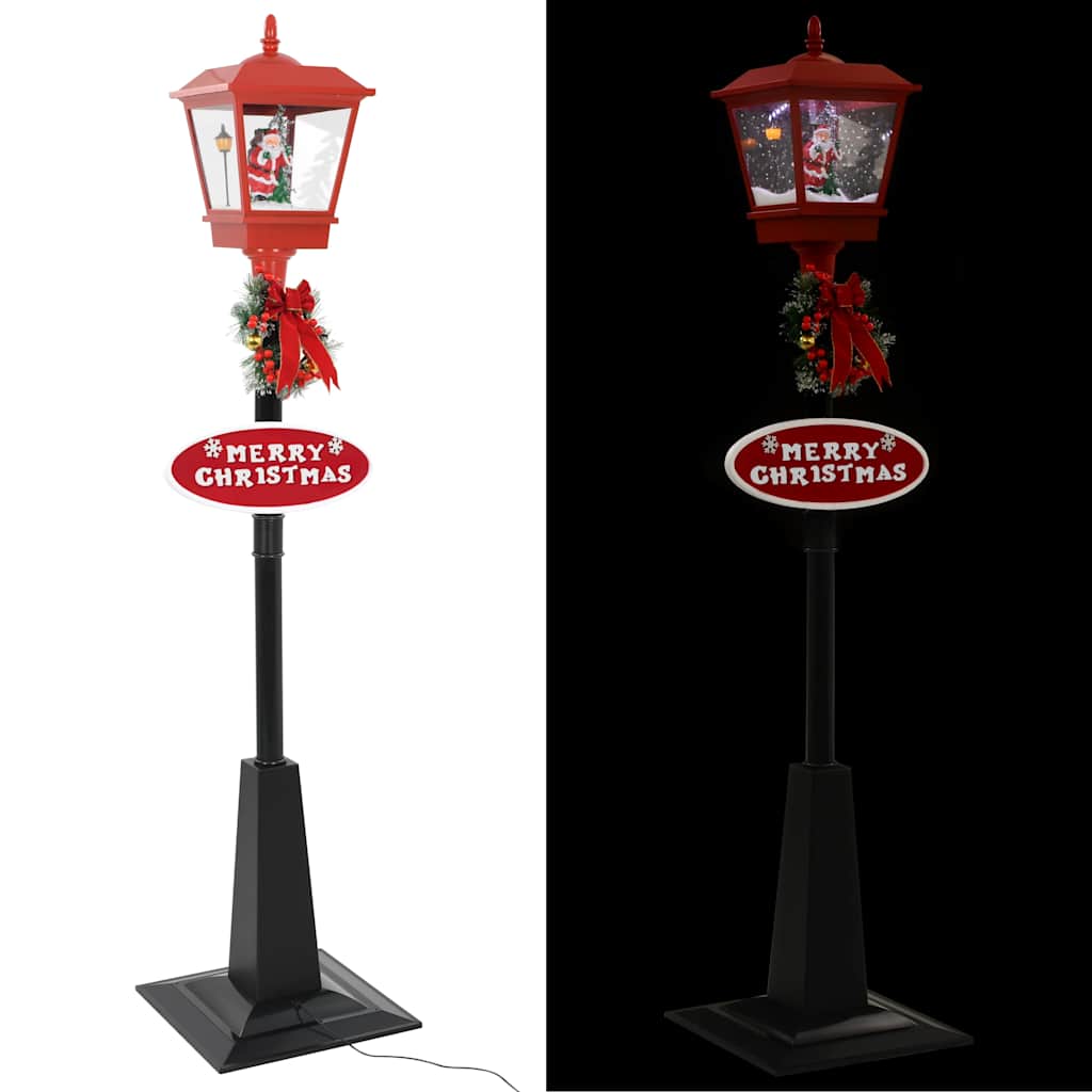 vidaXL Weihnachts-Straßenlampe mit Weihnachtsmann 180 cm LED