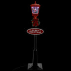 vidaXL Weihnachts-Straßenlampe mit Weihnachtsmann 180 cm LED