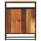 vidaXL Beistellschrank 60x35x76 cm Massives Altholz und Stahl