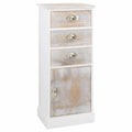 vidaXL Beistellschrank 38x28x86 cm Massivholz Paulownia