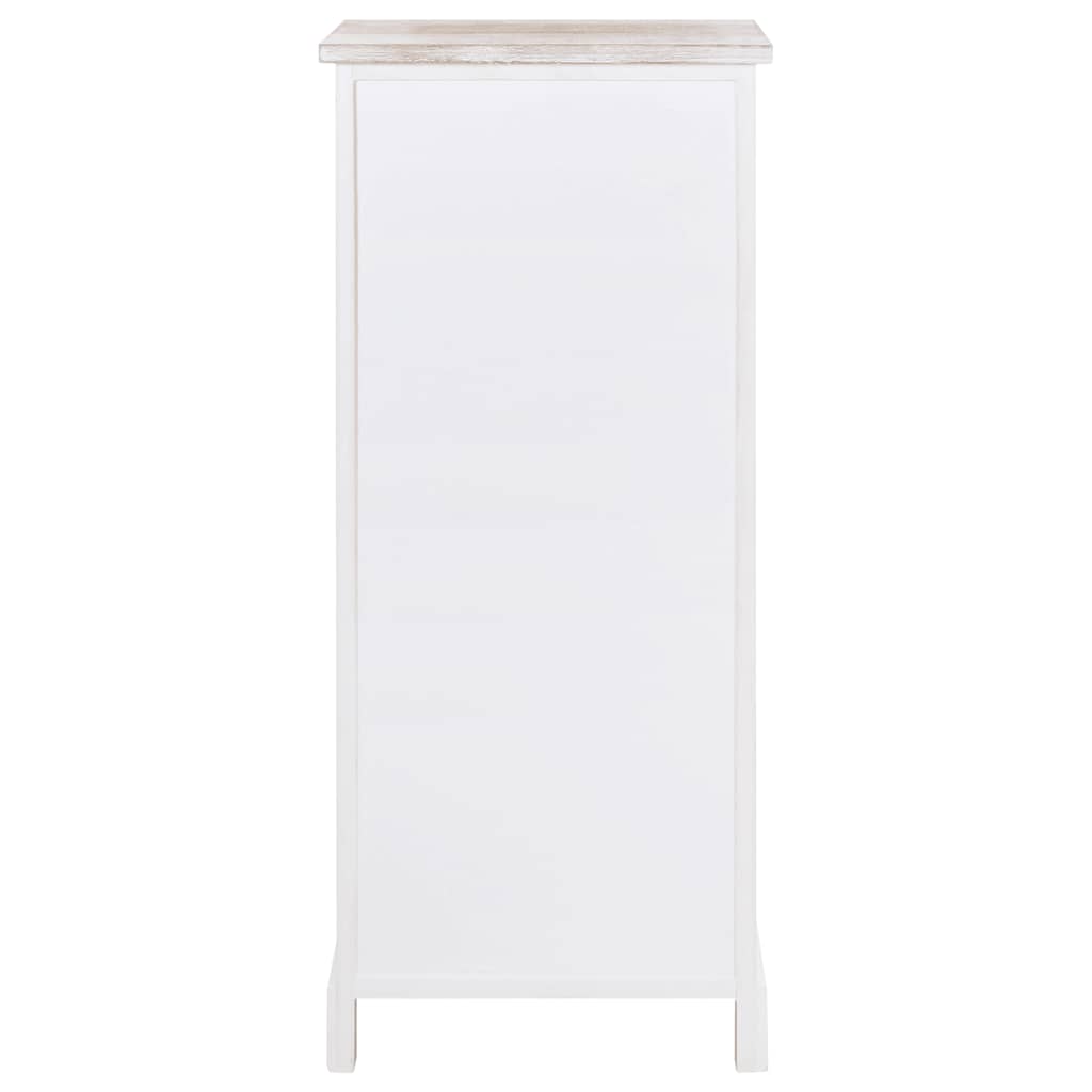 vidaXL Beistellschrank 38x28x86 cm Massivholz Paulownia