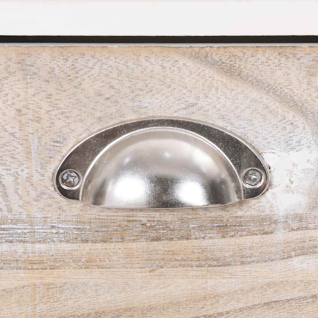 vidaXL Beistellschrank 38x28x86 cm Massivholz Paulownia