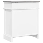 vidaXL Schuhschrank Grau 50 x 28 x 58 cm Paulownia Holz