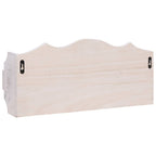 vidaXL Wandgarderobe Weiß 50×10×23 cm Holz