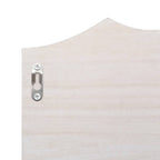 vidaXL Wandgarderobe Weiß 50×10×23 cm Holz