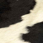 vidaXL Teppich Echtes Rindsleder Schwarz und Weiß 150x170 cm
