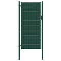 vidaXL Gartentor aus PVC und Stahl 100 x 124 cm Grün