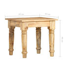 vidaXL Beistelltisch 43×43×40 cm Massivholz Mango
