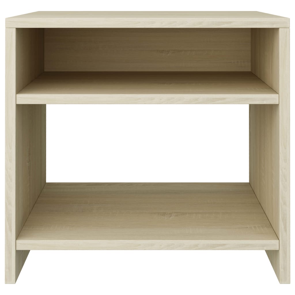 vidaXL Nachttische 2 Stk. Sonoma Eiche 40x30x40 cm Holzwerkstoff